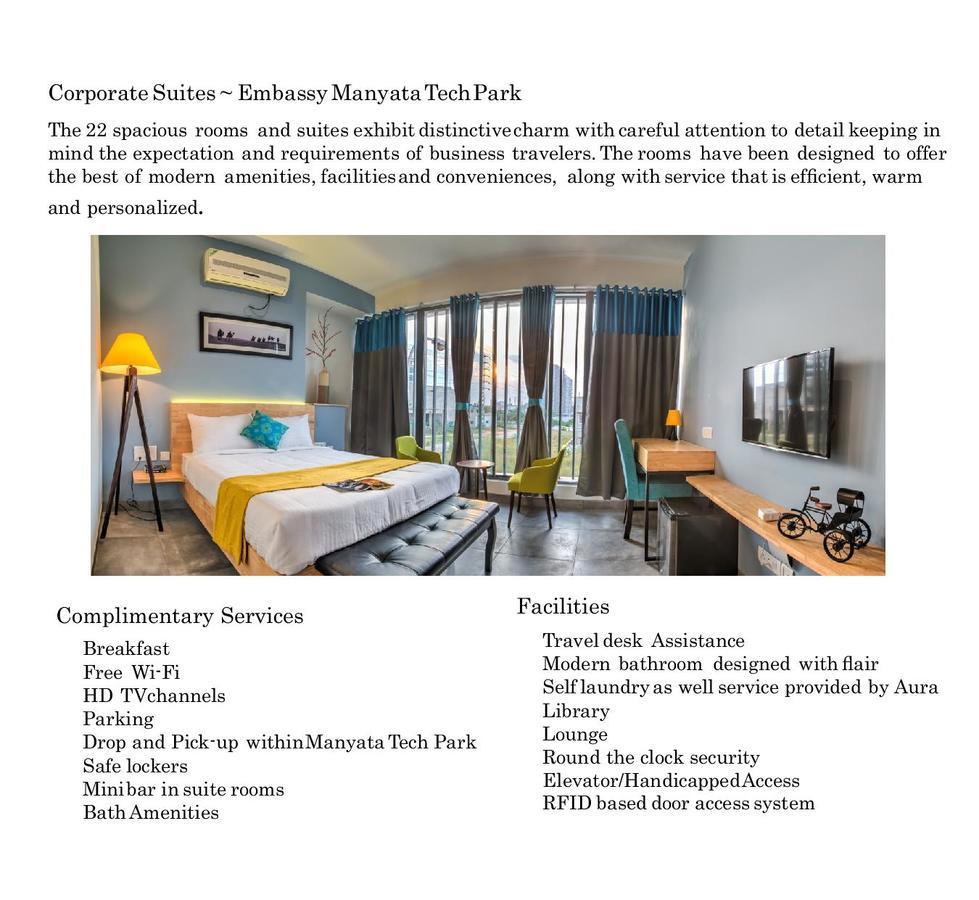 Aura Corporate Suites At Manyata Tech Park Bangalore Extérieur photo